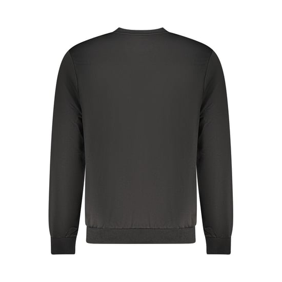 Sudadera de hombre Fila de poliéster negra - Image 2