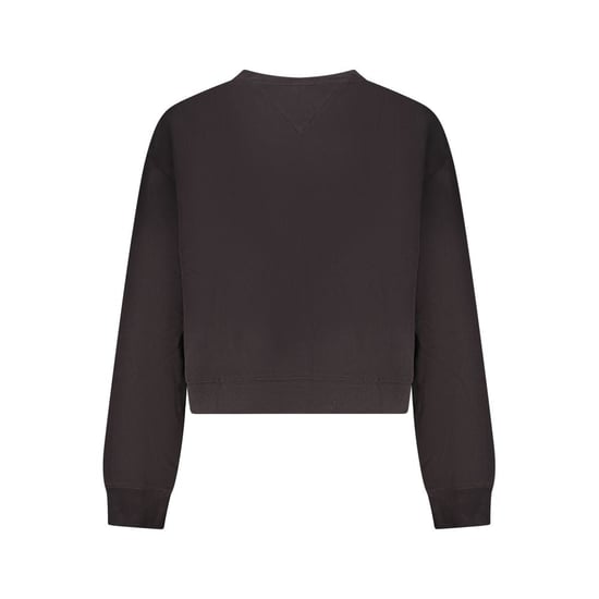 Sudadera de mujer negra de algodón Tommy Hilfiger - Image 2