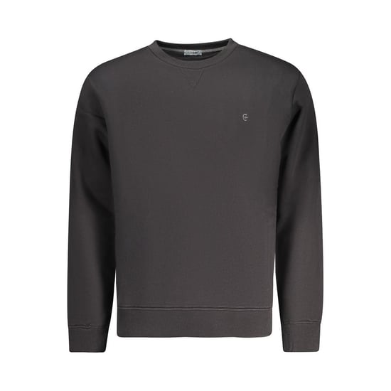 Suéter de algodón negro para hombres Coveri Moving - Image 1