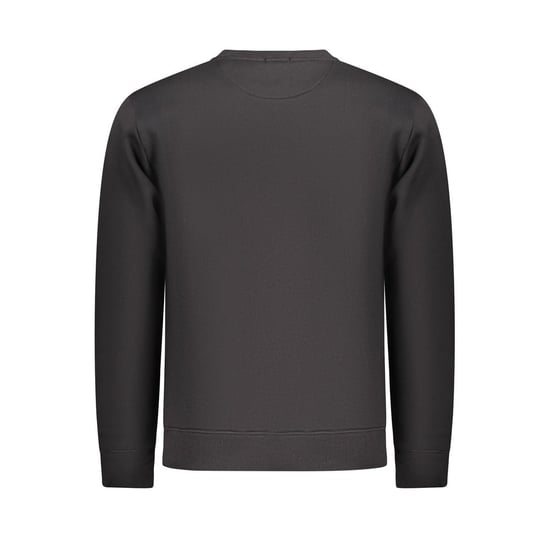 Suéter de algodón negro para hombres Coveri Moving - Image 2