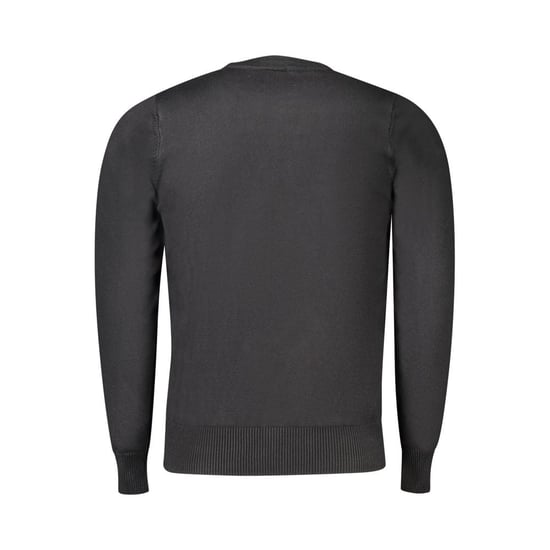 Suéter de hombre negro Viscosa Coveri Moving - Image 2