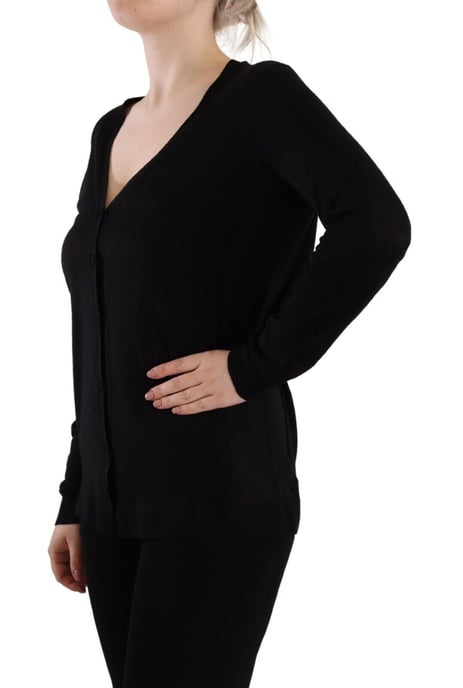 Cardigan de manga larga con escote en V - Image 2