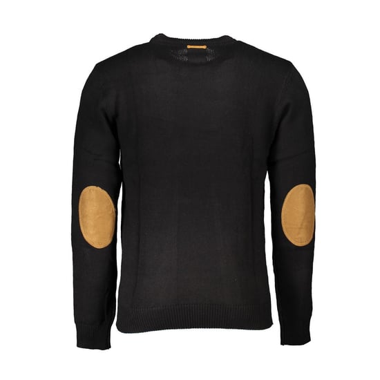 Suéter de algodón negro para hombre Gianmarco Venturi - Image 2