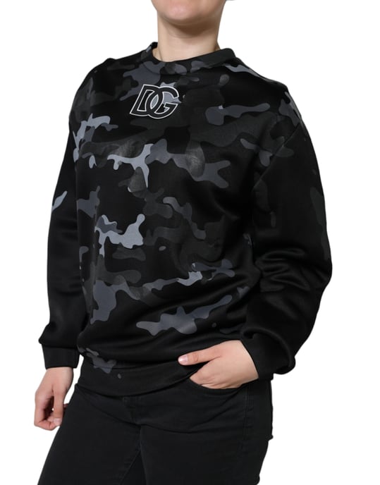 Sudadera de cuello redondo con camuflaje - Image 3