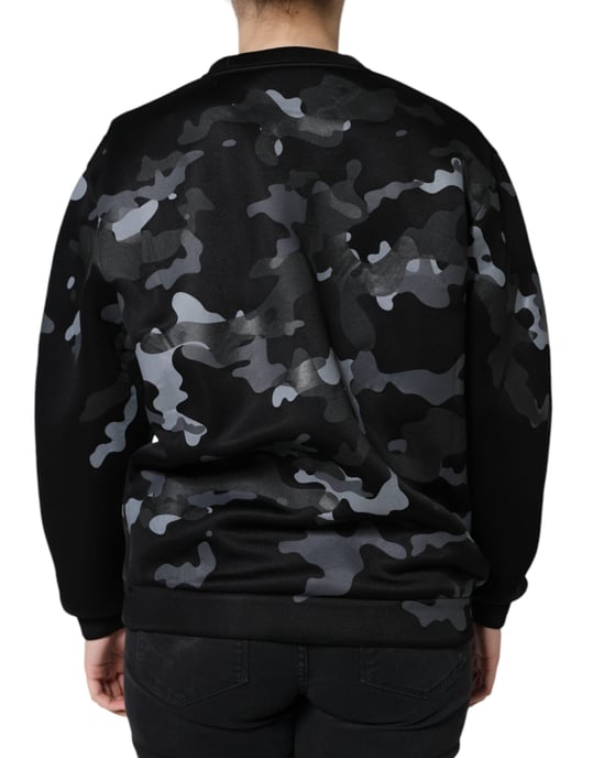 Sudadera de cuello redondo con camuflaje - Image 4