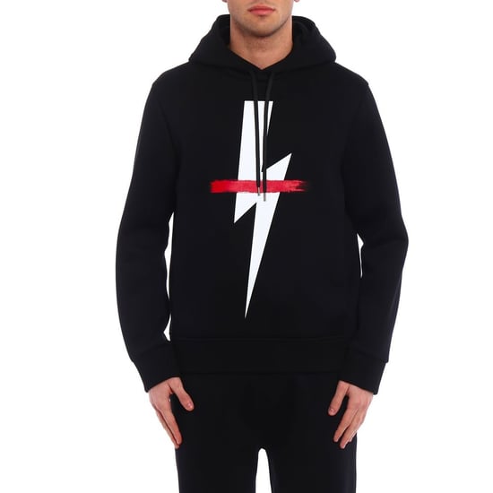 Sudadera Negra de Algodón Neil Barrett - Image 2