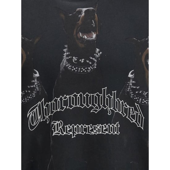 Sudadera de Algodón Negra Represent - Image 3