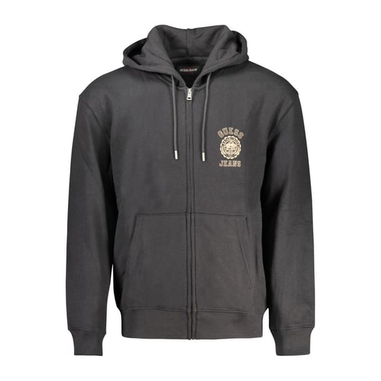 Sudadera de algodón negra para hombres de Guess Jeans - Image 1