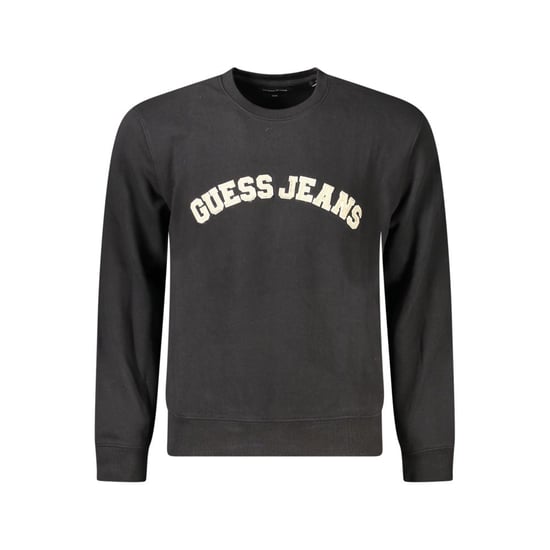 Sudadera de Hombres de Algodón Negra Guess Jeans - Image 2