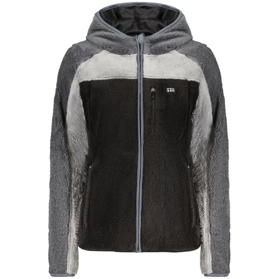 Sudadera con capucha para mujer de poliéster negro Norway 1963 - Image 1