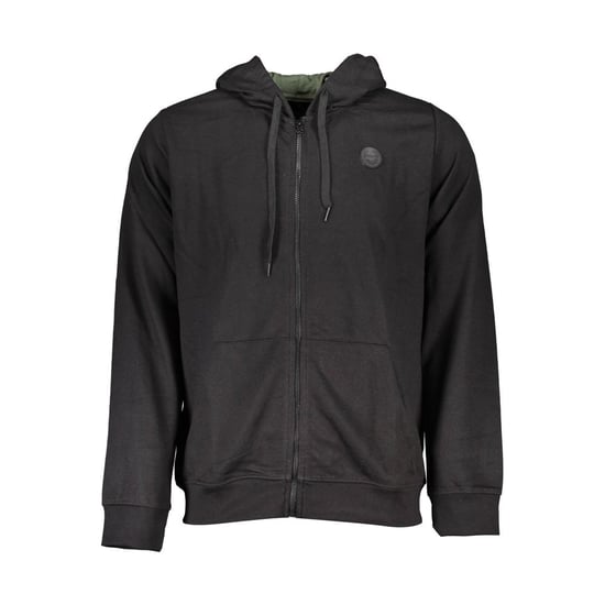 Sudadera con capucha para hombre de algodón negro Gianmarco Venturi - Image 1