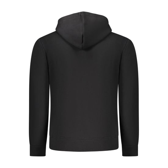 Sudadera con capucha de algodón negro para hombre Coveri Moving - Image 2