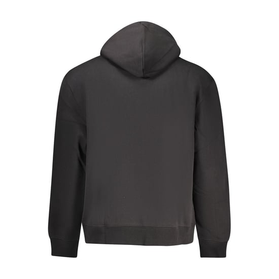 Sudadera con capucha negra de algodón para hombre Calvin Klein - Image 2
