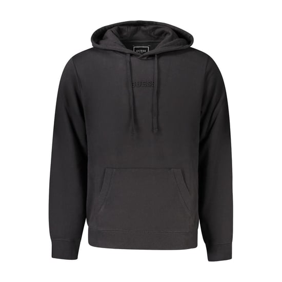 Sudadera para hombre Guess Jeans de algodón orgánico negra - Image 1
