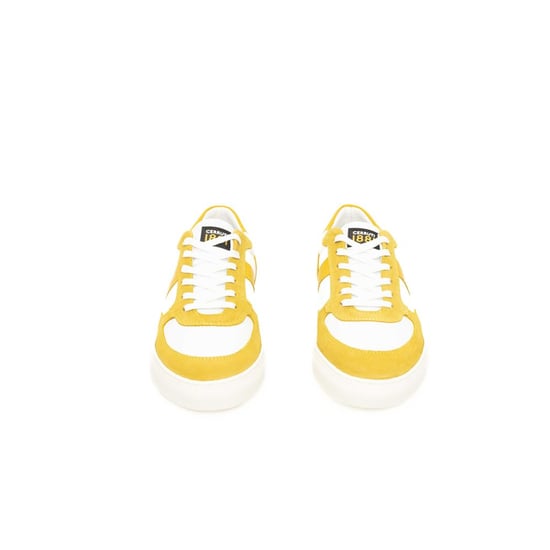 Cerruti 1881 Zapatilla de Hombre en Cuero Amarillo - Image 2