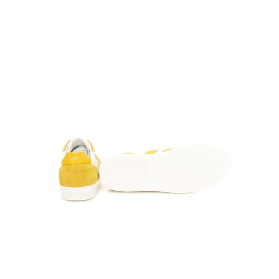 Cerruti 1881 Zapatilla de Hombre en Cuero Amarillo - Image 4