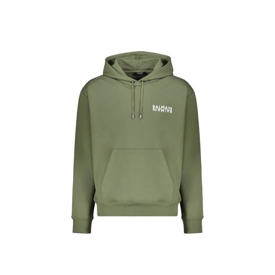 Sudadera con capucha y motivo del logotipo de Balmain - Image 1