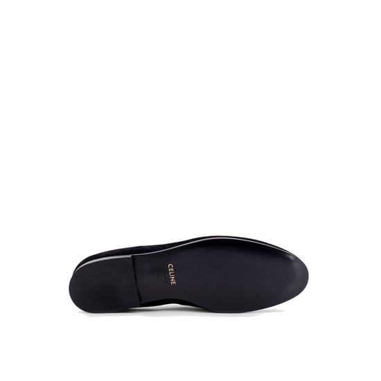 Mocasines de terciopelo Celine con el logotipo del Triunfo bordado - Image 4