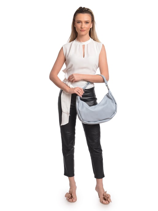 Anna Luchini Turquesa Bolso de cuero - Image 5