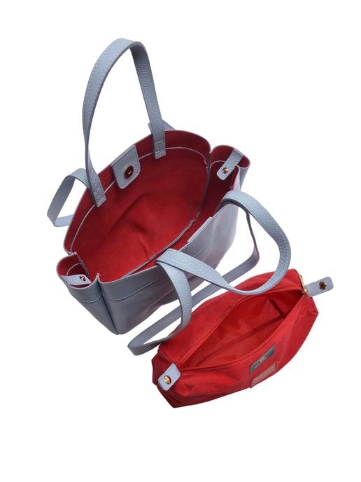 Anna Luchini Turquesa Bolso de cuero - Image 4
