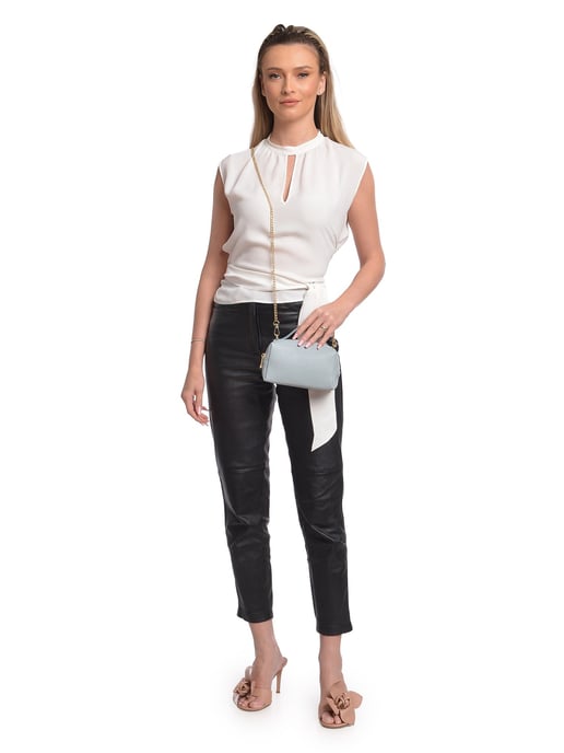 Isabella Rhea Turquesa Bolso de cuero - Image 5