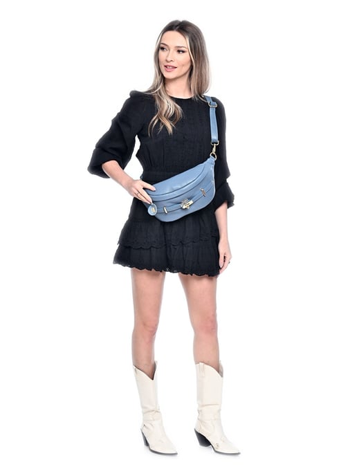 Anna Luchini Turquesa Bolso de cuero - Image 5