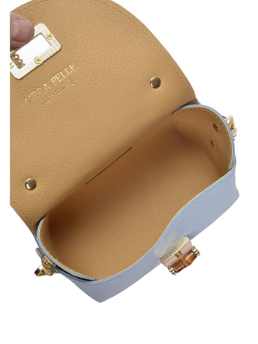 Anna Luchini Turquesa Bolso de cuero - Image 4
