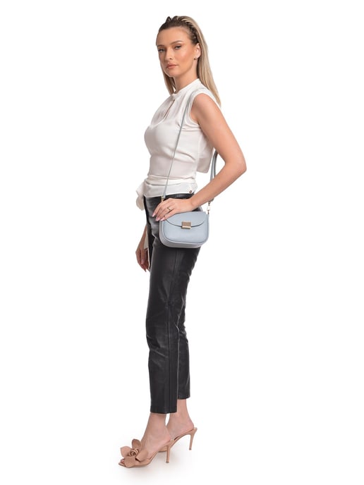 Anna Luchini Turquesa Bolso de cuero - Image 5