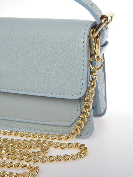 Anna Luchini Turquesa Bolso de cuero - Image 3