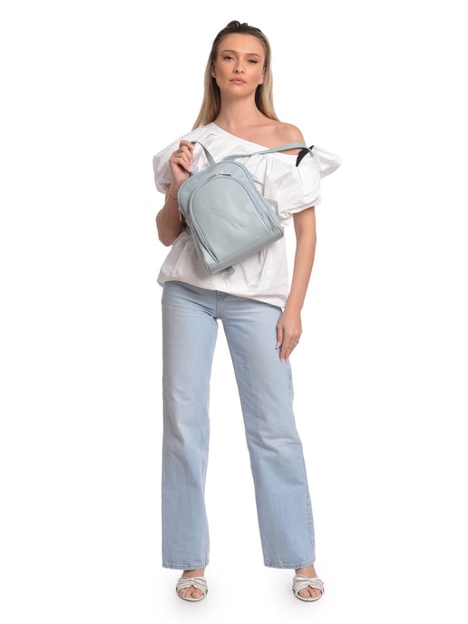 Anna Luchini Turquesa Bolso de cuero - Image 5