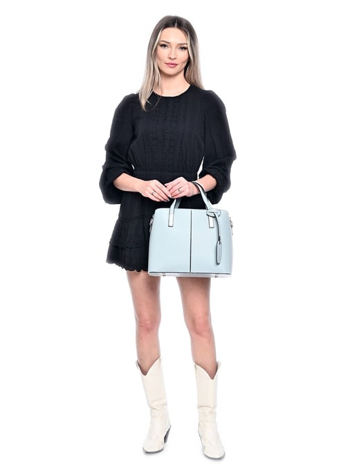 Anna Luchini Turquesa Bolso de cuero - Image 5