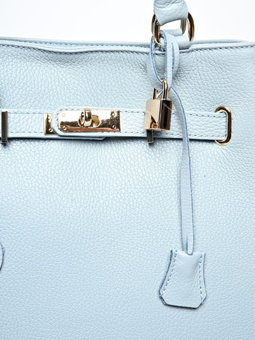 Anna Luchini Turquesa Bolso de cuero - Image 3