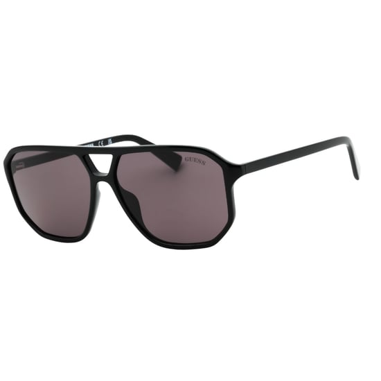 Gafas De Sol Guess Con Montura Negra Brillante Y Lentes Ahumadas - Image 1