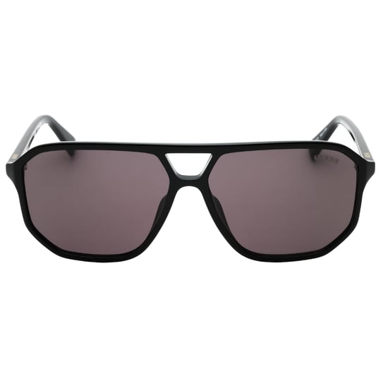 Gafas De Sol Guess Con Montura Negra Brillante Y Lentes Ahumadas - Image 2