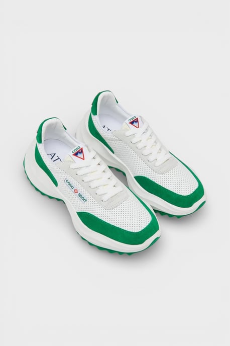 Zapatillas Casablanca Atlantis Blancas Y Verdes - Image 2