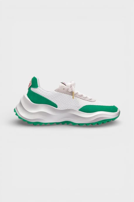 Zapatillas Casablanca Atlantis Blancas Y Verdes - Image 4