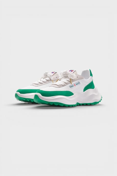 Zapatillas Casablanca Atlantis Blancas Y Verdes - Image 5