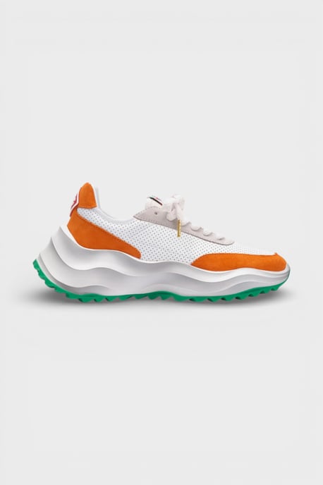 Zapatillas Casablanca Atlantis Con Detalle Naranja Y Blanco - Image 5