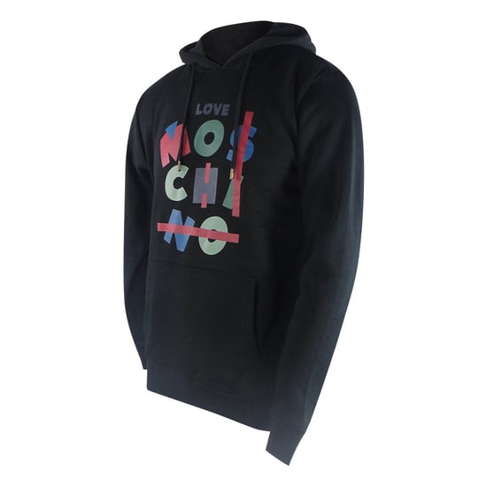Sudadera Negra Con Capucha Y Logo Jumble De Love Moschino - Image 3
