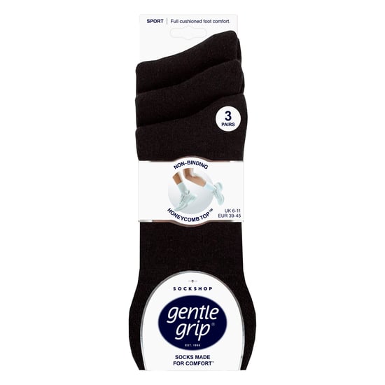 Paquete de 3 pares de calcetines deportivos sin elasticidad para mujeres y hombres - Image 2