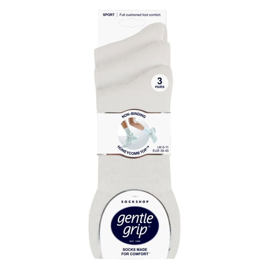 Paquete de 3 calcetas deportivas sin elasticidad para hombres y mujeres - Image 2