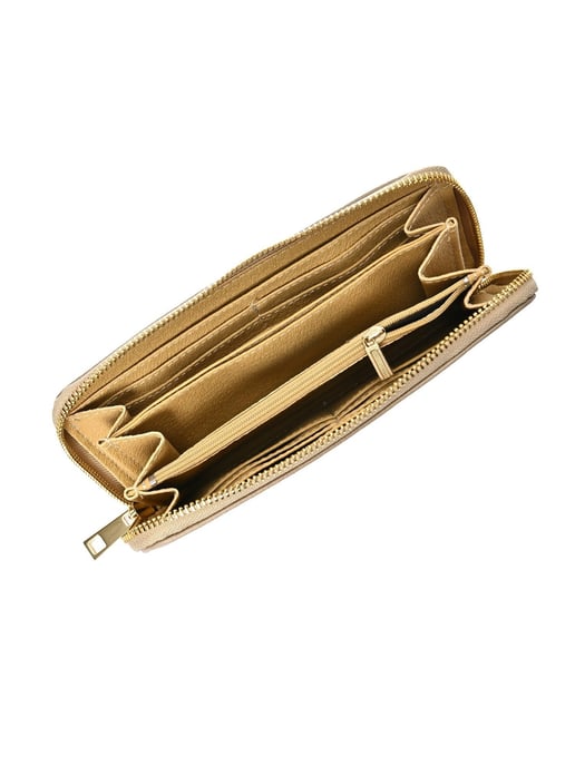 Roberta M Beige Cartera de cuero - Image 4