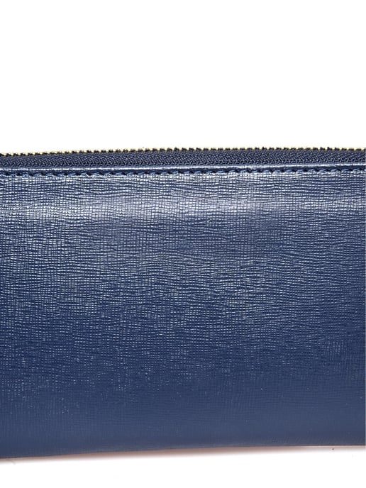 Luisa Vannini Azul Cartera de cuero - Image 3