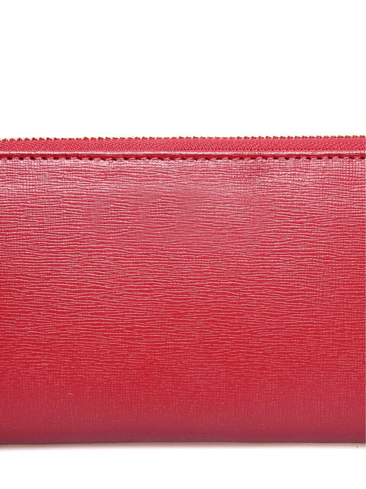 Luisa Vannini Rojo Cartera de cuero - Image 3