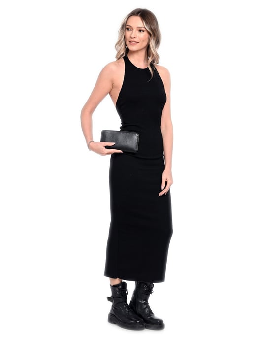 Luisa Vannini Negro Cartera de cuero - Image 5
