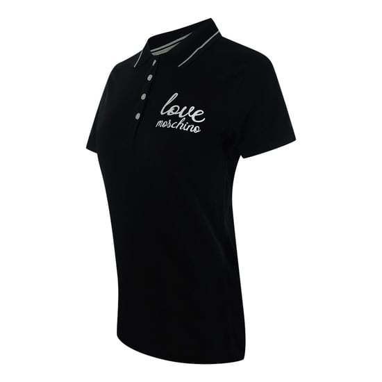 Polo Negro Con El Logotipo De Love Moschino - Image 2