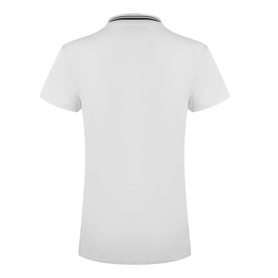 Polo Blanco Con Logo Pequeño De Love Moschino - Image 3