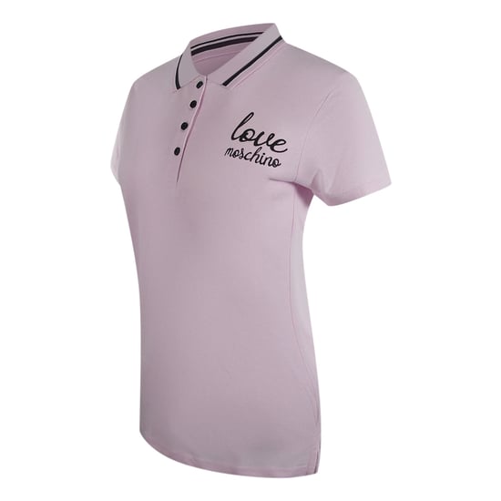 Polo Rosa Con El Logo De La Firma De Love Moschino - Image 2
