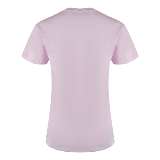 Camiseta Rosa Con Logo De La Firma Y Corazón Pequeño De Love Moschino - Image 3