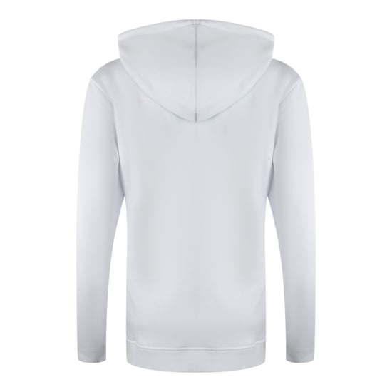 Sudadera Con Capucha Blanca Con Cremallera Y Logo De Corazón Pequeño De Love Moschino - Image 3